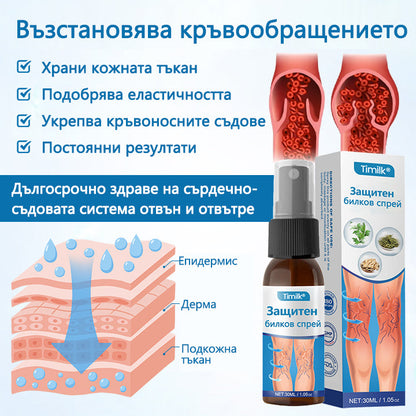 Timilk® VeinGuard Herbal Spray-🎉 Клинично доказано е, че премахва разширените вени само за 7 дни!✨